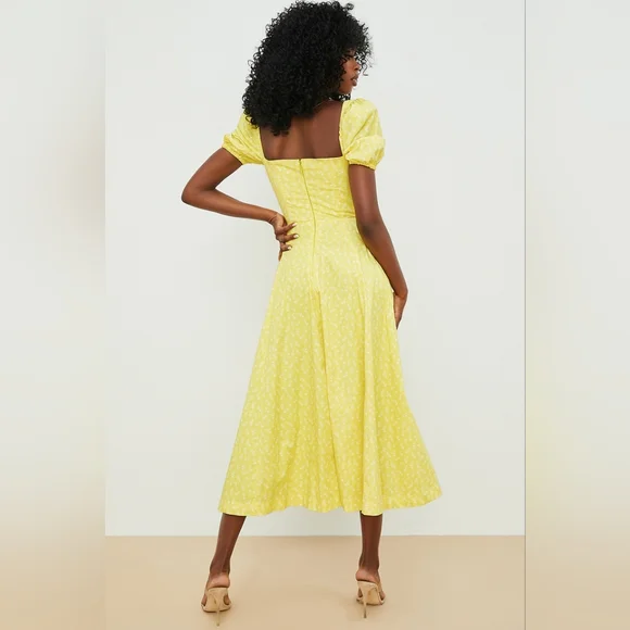 Yellow Floral ''Tallulah' House of CB- Medium - Picture 3 of 13